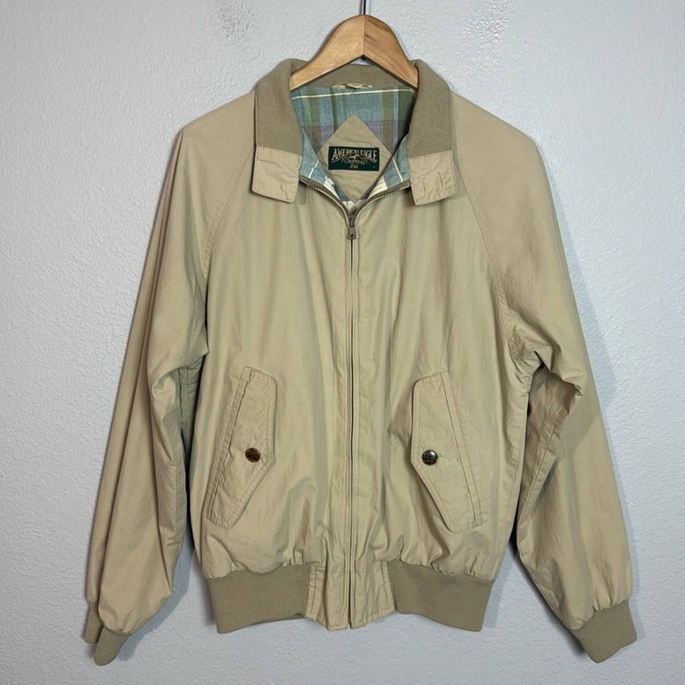 Vintage American Eagle Outfitter Men's Bomber Jacket‎